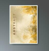 Cover template with watercolor background. Design for your cover, date, postcard, banner, logo. vector