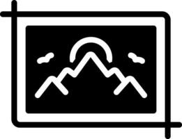 solid icon for dog vector