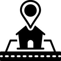 sólido icono para habla a vector