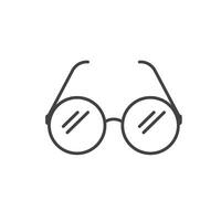 reading glasses icon vector element  design