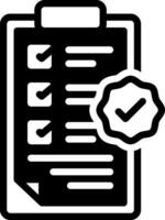 solid icon for requiring vector