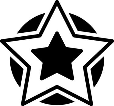 solid icon for star vector