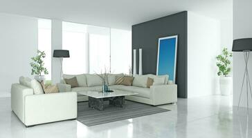 Project of a studio apartment with a modern style. photo
