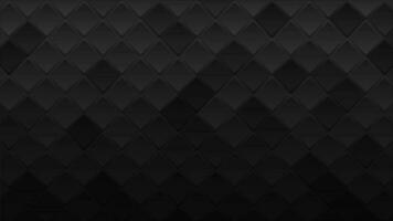 Black geometric squares abstract technology motion background video