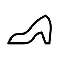 High Heel Icon Vector Symbol Design Illustration