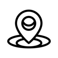 Location Pin Icon Vector Symbol Design Illustration