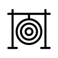 Gong Icon Vector Symbol Design Illustration