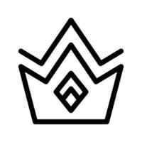 corona icono vector símbolo diseño ilustración