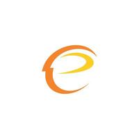 Electric Letter E Logo Vector