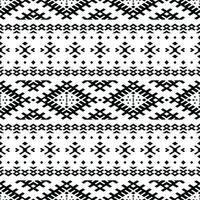 Ethnic geometric Native American pattern design. Tribal seamless stripe pattern in Aztec style. Black and white. Design for textile, fabric, clothing, curtain, rug, ornament, wallpaper, wrapping. photo