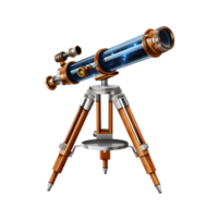 AI generated Education Object telescope png