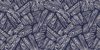 Seamless pattern with white organic shape lines tree. Abstract, modern, dark background brush texture with tree. Vector hand drawn sketch. Design for fashion, fabric, wallpaper.