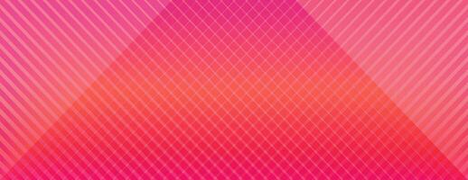 Vector banner with gradient lines halftone pink background. Glare from lenses, overlay texture. Abstract bright pink yellow gradient fon . Suit for poster, website, sale