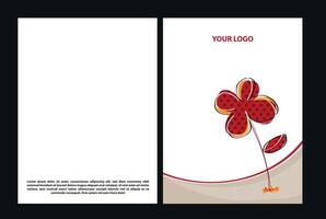 cover design note book vector