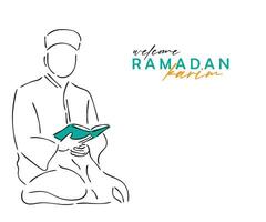 apreciar ramzan y celebrar cada momento. vector