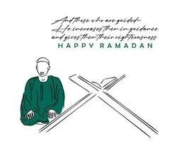 Appreciate Ramzan and celebrate every moment. vector