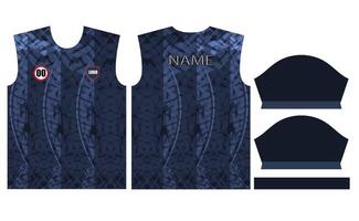 soccer jersey design for sublimation or football cricket jersey design vector