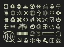 Clothing Brand Vector Icon Collection