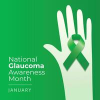 Glaucoma Awareness Month. Vector Design Template for Vision Health. Shed light on eye health with this informative and impactful illustration.