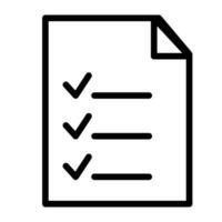 Document vector paper icon and office symbol business check page. File mark data and report note agrreement form