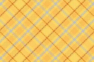 Tartan plaid pattern with texture and retro color. vector