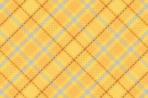 Tartan plaid pattern with texture and retro color. vector