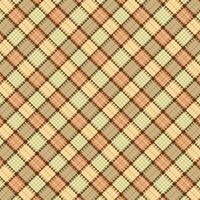 Tartan plaid pattern with texture and retro color. vector