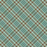 Tartan plaid pattern with texture and retro color. vector