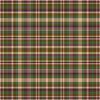 Tartan plaid pattern with texture and retro color. vector