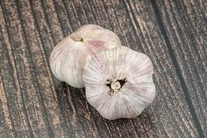 Aroma seasoning garlic for cooking photo