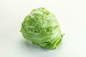 Natural organic iceberg salad cabbage photo