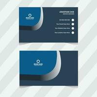 Modern business card template design. Portrait and landscape orientation, vector business card template, With inspiration from the abstract, Vector illustration.