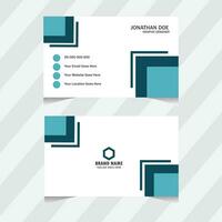 Creative and professional business card. simple minimal Business Card layout design. vector abstract Clean and simple Business Card Template, Flat Style Vector Illustration.