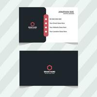 Creative and Clean Business Card Template, Creative Business card Design Template for your business. Contact card for company. Vector illustration.