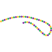 necklace mardi gras png