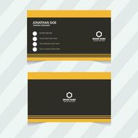 Clean and simple Business card template. vector