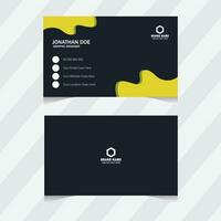 Simple business card design. vector