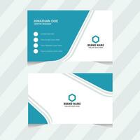 Creative and Clean Modern Business Card Template. Portrait and landscape orientation. horizontal simple clean template vector design, Vector illustration.