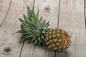 Sweet organic ripe tropical pineapple photo