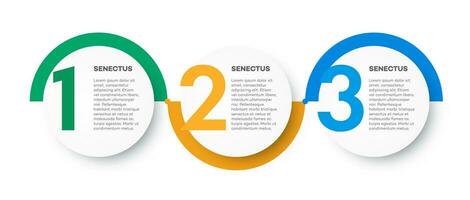 Infographic template vector timeline process 3 option