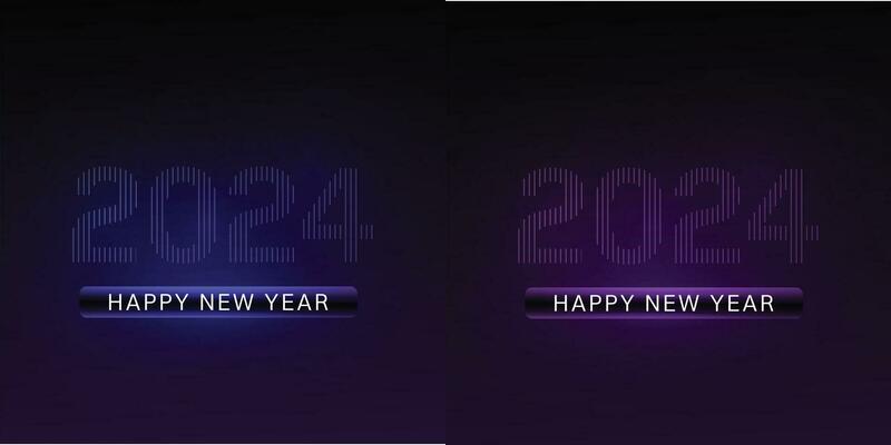 modern 2024 happy new year Celebration background design