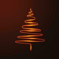 alegre Navidad y contento nuevo año promoción bandera diseño vector