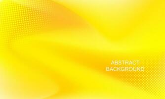 Abstract yellow gradient background with halftone effect Vector illustration