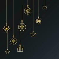 social medios de comunicación enviar diseño para alegre Navidad antecedentes con estrellas y nieve con árbol vector