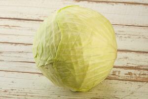 Ripe cabbage - organic food vith vitamin photo