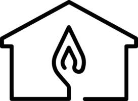 Home outline icon symbol vector image. Illustration of the house real estate graphic property design image