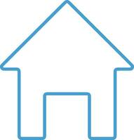 Home outline icon symbol vector image. Illustration of the house real estate graphic property design image