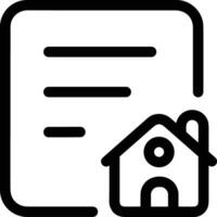 Home outline icon symbol vector image. Illustration of the house real estate graphic property design image