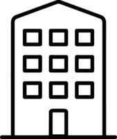 Home outline icon symbol vector image. Illustration of the house real estate graphic property design image