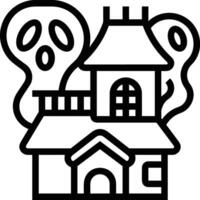 Home outline icon symbol vector image. Illustration of the house real estate graphic property design image